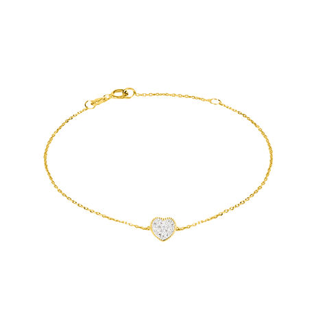 Bracciale Mon Petit Oro Giallo Diamante - Bracciali Love Bambino | Stroili