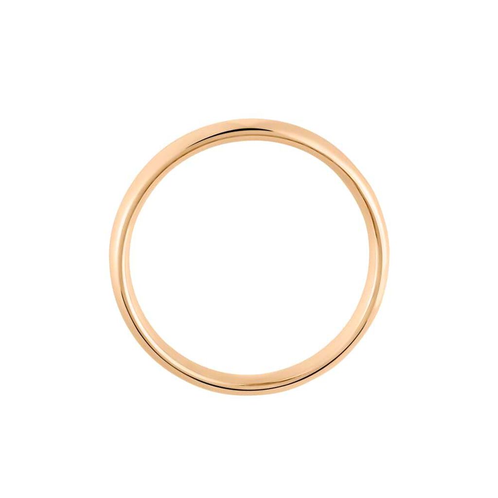 Fede Comoda Leggera 3 mm Oro Rosa