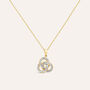 Collana Christelle Oro Giallo Cristallo