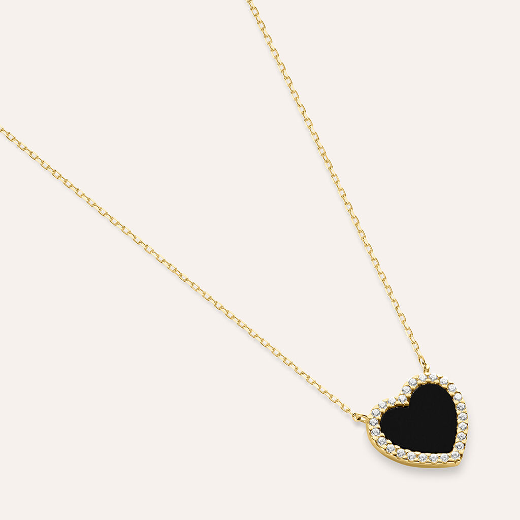 Collana Beverly Oro Giallo Onice Cubic Zirconia - Collane Donna | Stroili