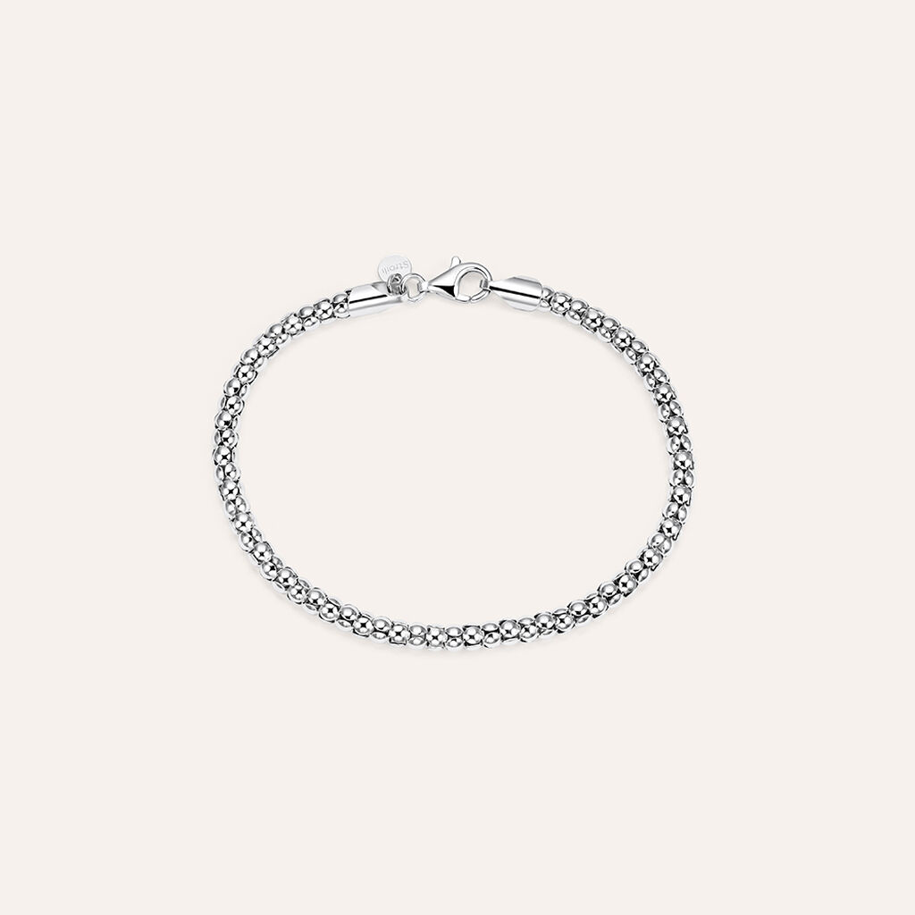 Bracciale Catena Silver Collection Argento Rodiato