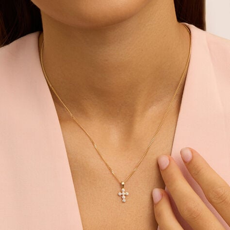 Pendente Holy Oro Giallo Cubic Zirconia - Ciondoli Donna | Stroili