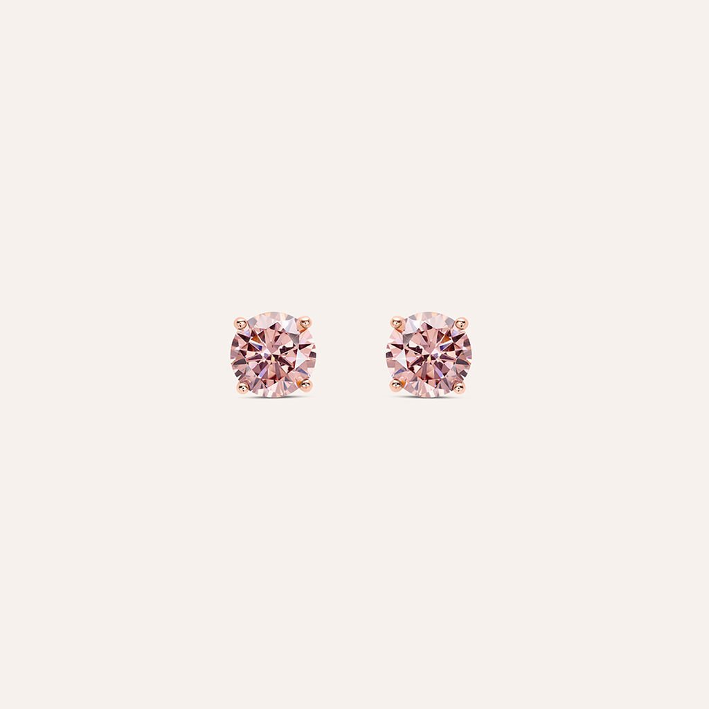 Orecchini Lobo Punto Luce Silver Rainbow Argento Rosato Cubic Zirconia - Orecchini Donna | Stroili