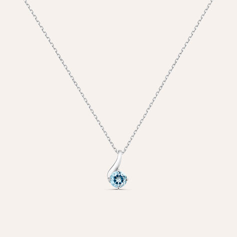 Collana Punto Luce Amélie Oro Bianco Topazio - Collane Punto Luce Donna | Stroili