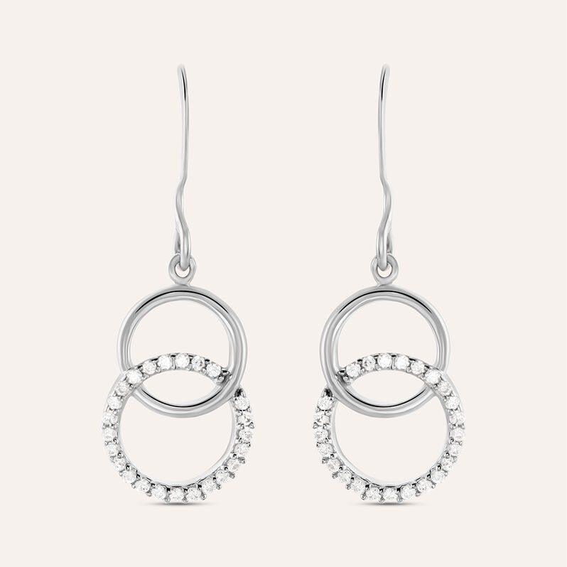 Orecchini Pendenti Silver Shine Argento Rodiato Cubic Zirconia - Orecchini Pendenti Donna | Stroili