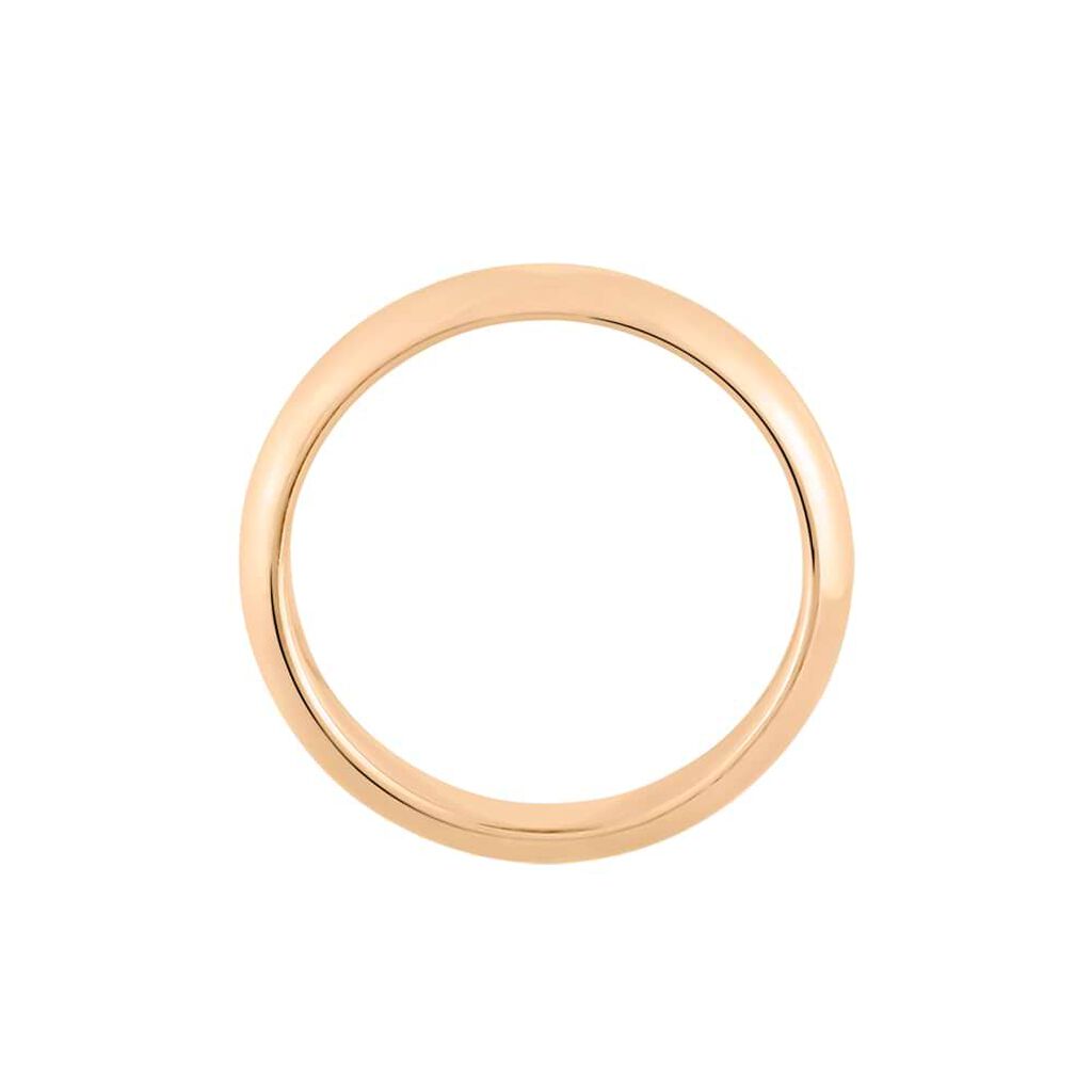 Fede Classica Leggera 4 mm Oro Rosa - Anelli con Incisione Unisex | Stroili