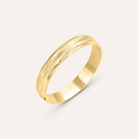 Fede Classica Diamantata 3.3 mm Oro Giallo - Anelli con Incisione Donna | Stroili