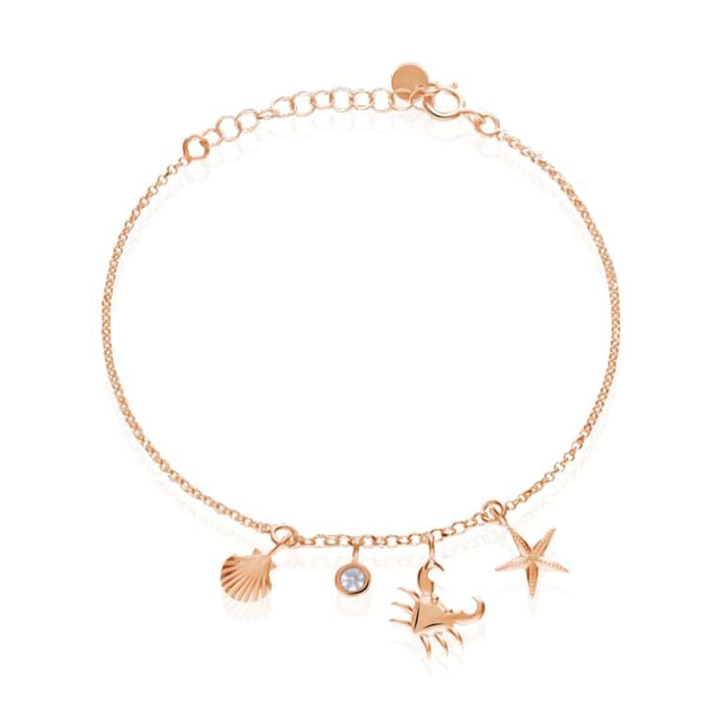 Bracciale Silver Collection Argento Rosa Cubic Zirconia