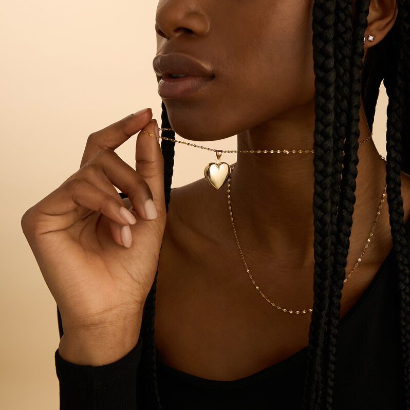 Pendente Portafoto Poème Oro Giallo - Ciondoli con Incisione Donna | Stroili