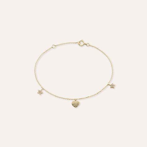 Bracciale Claire Oro Giallo Cubic Zirconia - Bracciali Amicizia Donna | Stroili