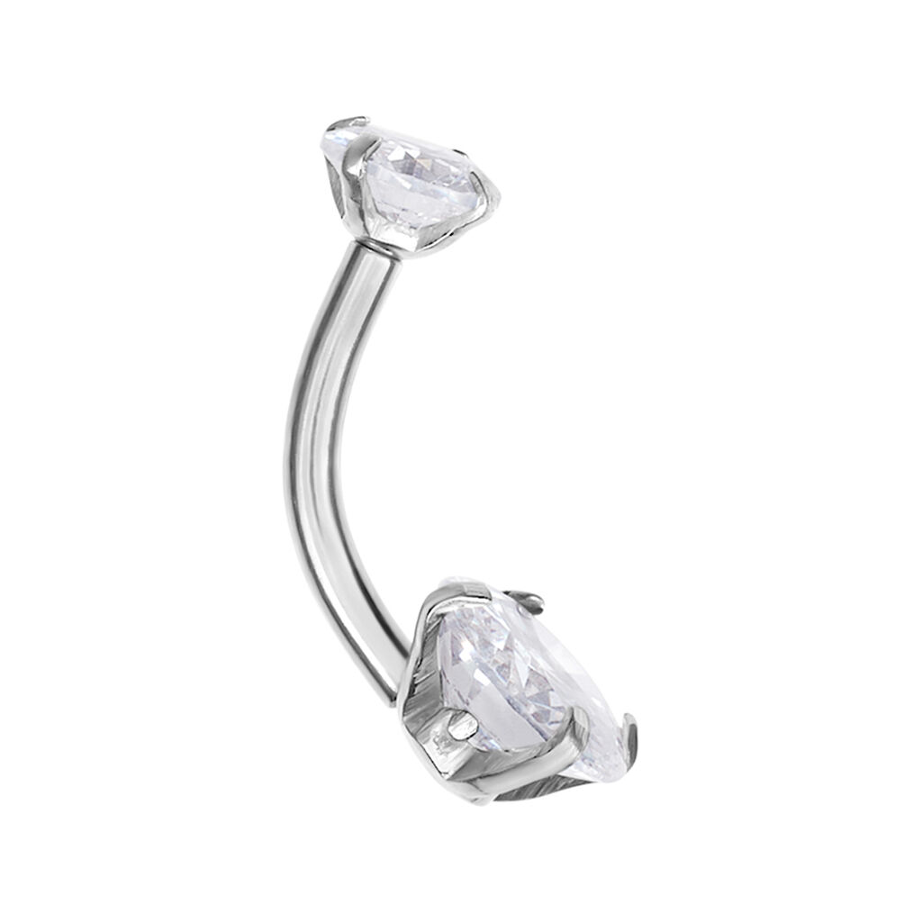 Piercing Ombelico Lady Code Acciaio Cristallo - Gioielli Donna | Stroili