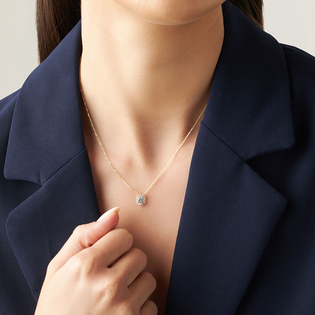 Collana Amélie Oro Giallo Topazio Cubic Zirconia - Collane Donna | Stroili