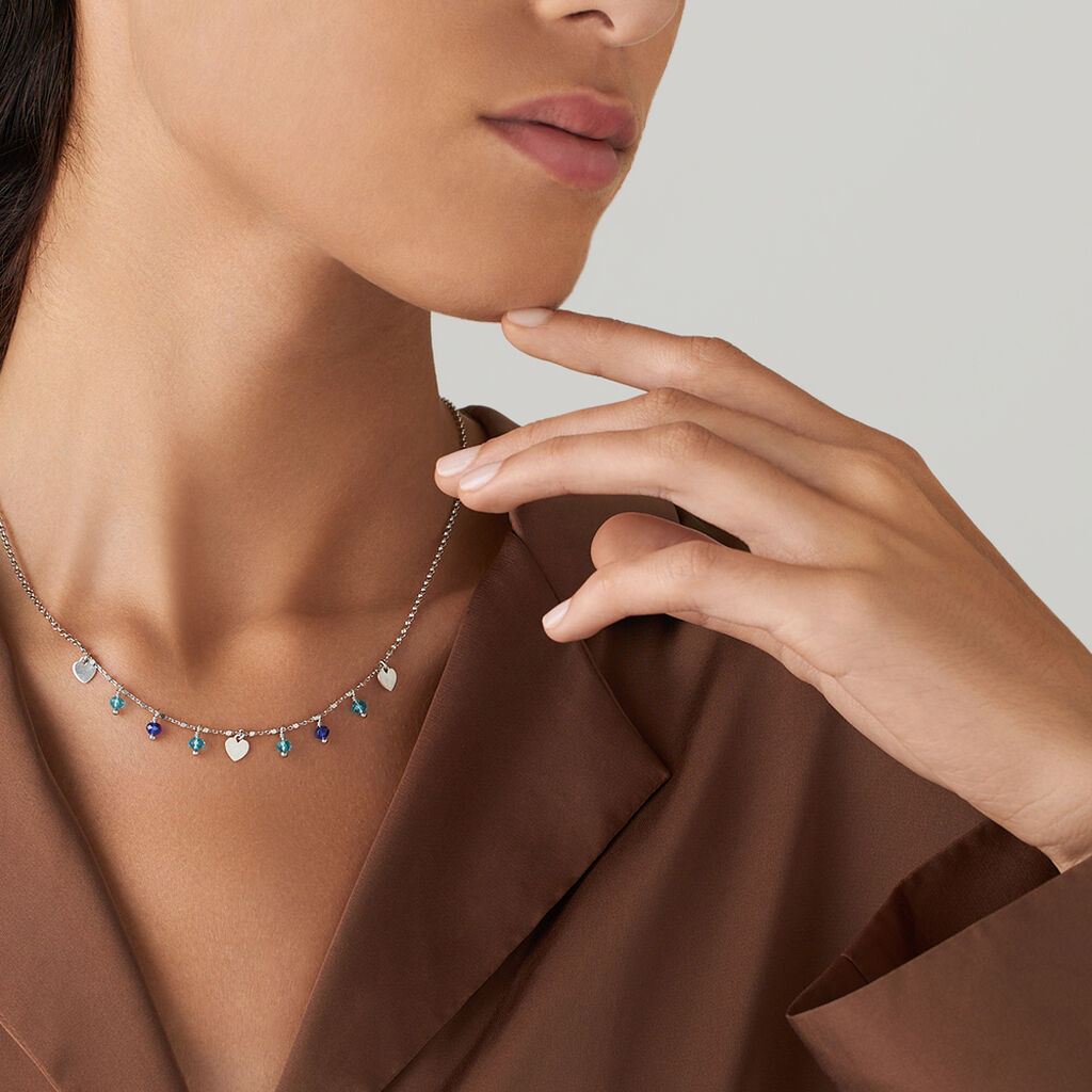 Collana Silver Collection Argento Rodiato Pietra sintetica - Collane Donna | Stroili