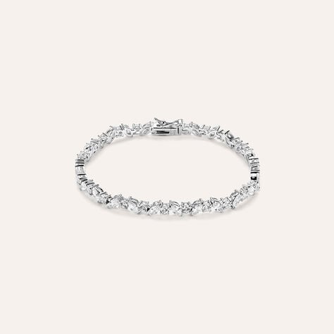 Bracciale Tennis Silver Elegance Argento Rodiato Cubic Zirconia - Gioielli Donna | Stroili