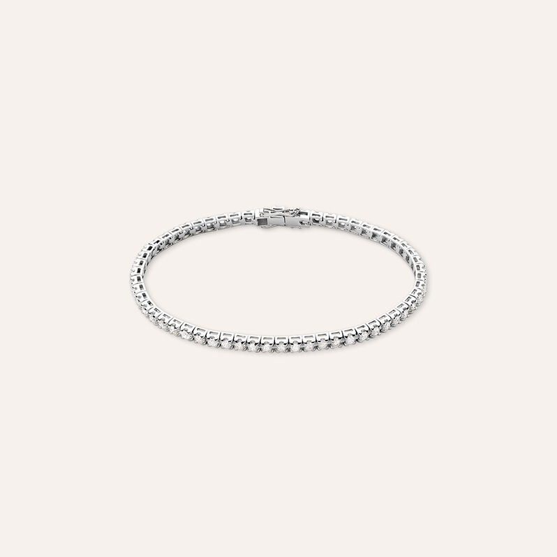 Bracciale Tennis Firmamenti Oro Bianco Diamante - Bracciali Tennis Donna | Stroili