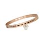 Bangle Lady Message Acciaio Rosato Disney e Cristalli