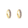 Orecchini A Cerchio Mon Petit Oro Giallo Cubic Zirconia