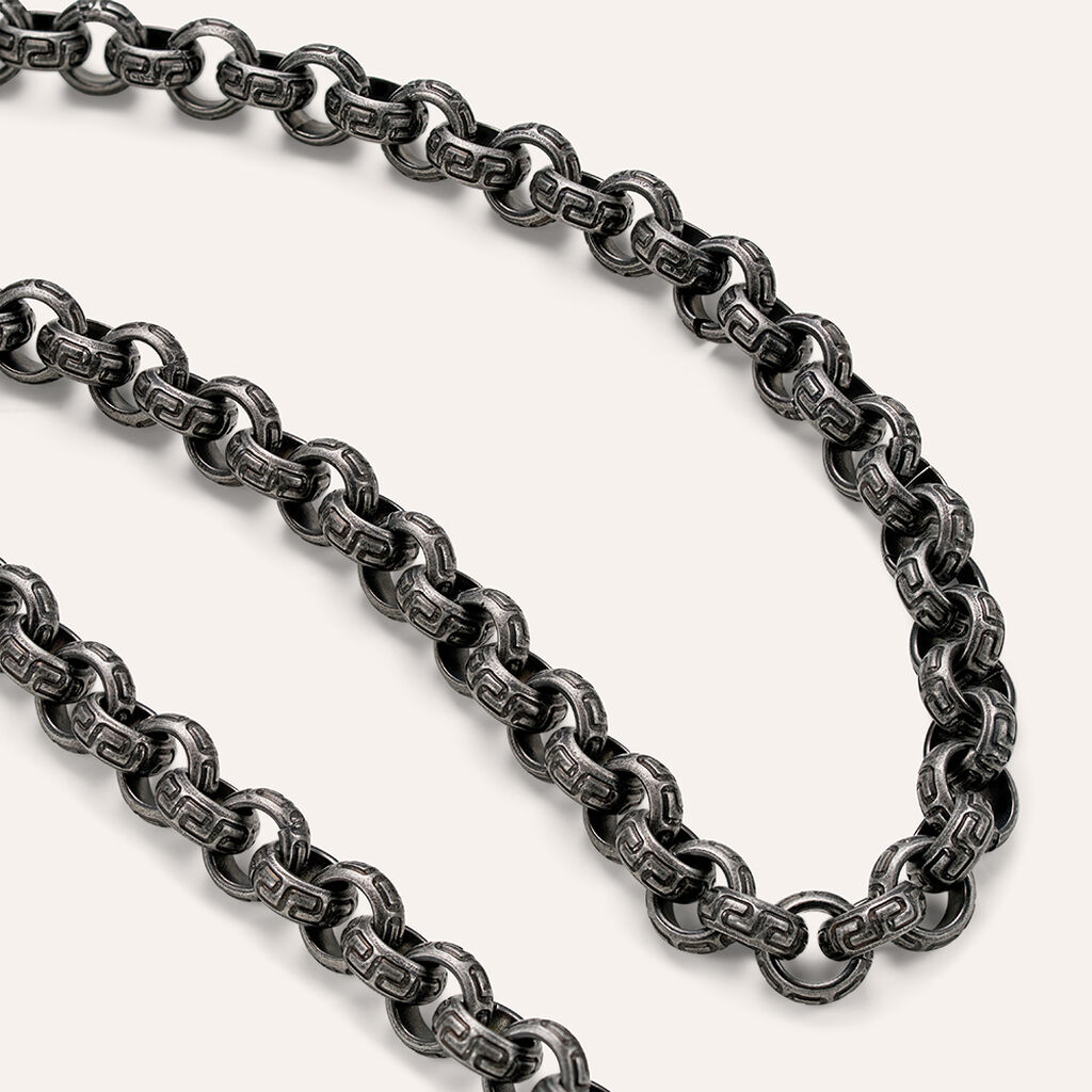Catena Man Code Acciaio Bicolore - Collane Uomo | Stroili