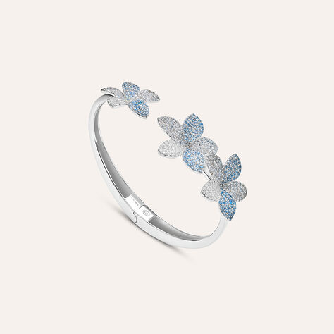 Bangle Silver Shine Argento Rodiato Cubic Zirconia - Bracciali Rigidi Donna | Stroili