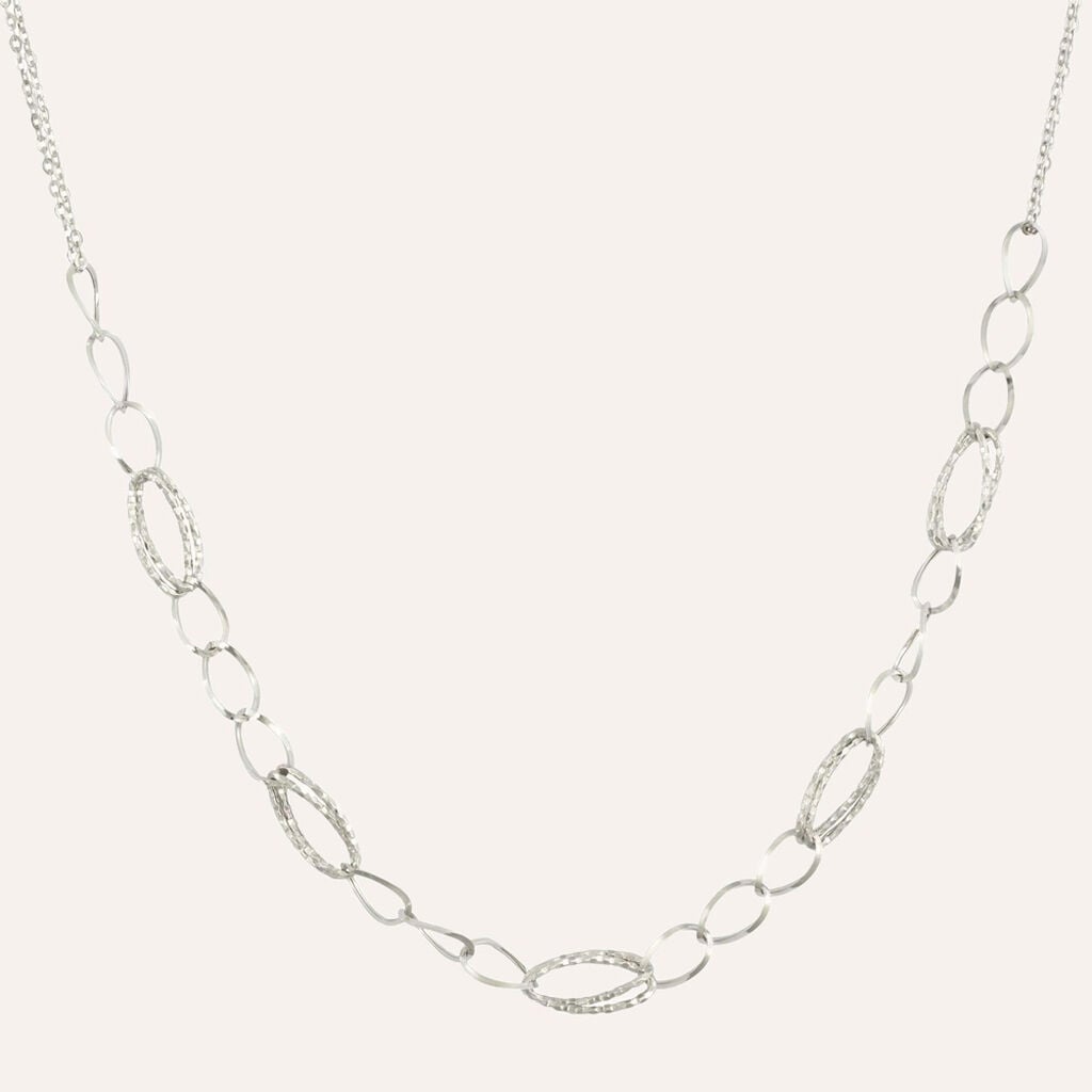 Collana Gold Essence Oro Bianco