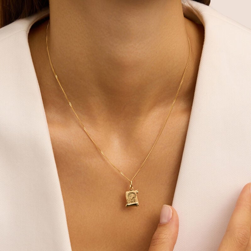 Pendente Holy Oro Giallo - Ciondoli con Incisione Unisex | Stroili