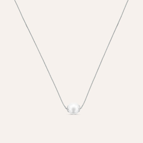 Collana Silver Pearls Argento Rodiato Perla sintentica - Collane Donna | Stroili