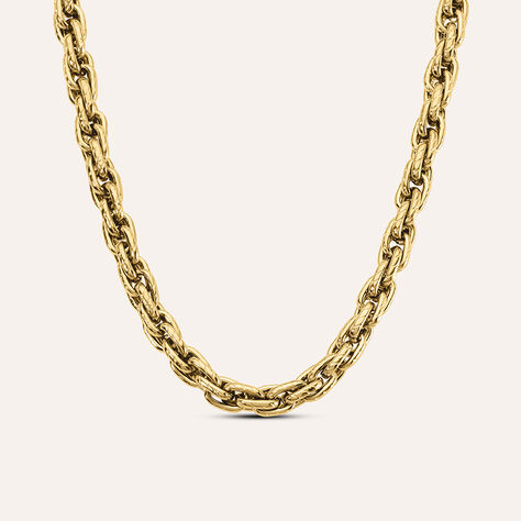 Catena Lady Code Acciaio Dorato - Collane Catena Donna | Stroili