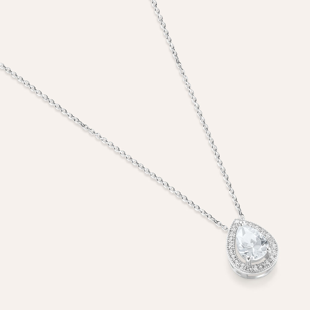 Collana Punto Luce Silver Elegance Argento Rodiato Cubic Zirconia - Collane Punto Luce Donna | Stroili