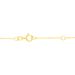 Bracciale in oro giallo e glitter con simbolo cuore - Bracciali Amicizia Donna | Stroili