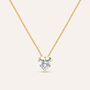 Collana Punto Luce Claire Oro Giallo Cubic Zirconia
