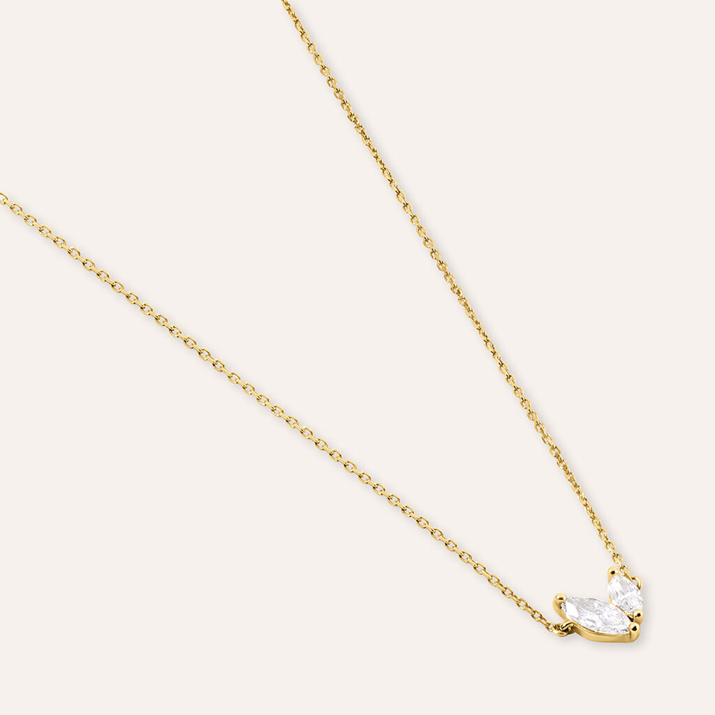 Collana Diamade Glam Oro Giallo Diamante Lab-Grown