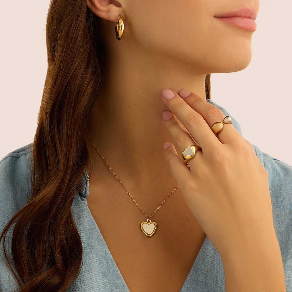 Collana Radiance Acciaio Bicolore