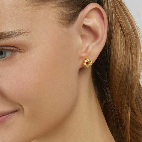 Orecchini Lobo Gold Essence Oro Giallo - Orecchini a Lobo Donna | Stroili