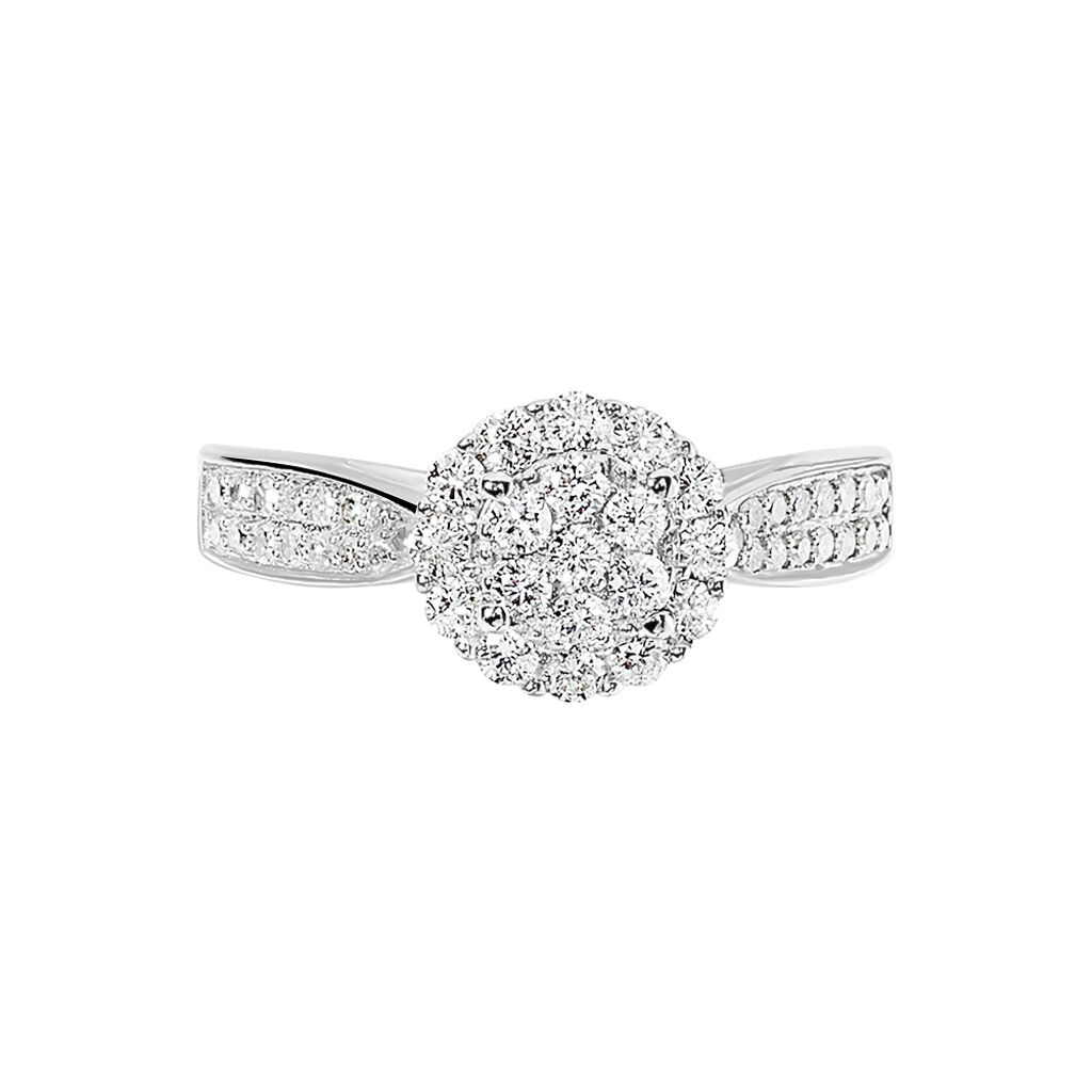 Anello Solitario Sophia Oro Bianco Diamante - Anelli con Pietre Donna | Stroili