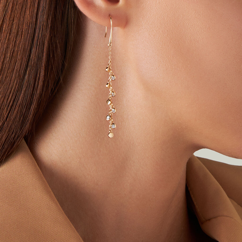 Orecchini Pendenti Golden Dream Placcato Oro Giallo Cubic Zirconia - Orecchini Pendenti Donna | Stroili