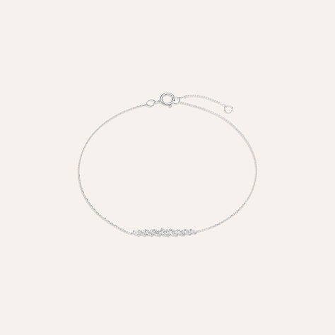 Bracciale Claire Oro Bianco Cubic Zirconia - Bracciali Amicizia Donna | Stroili