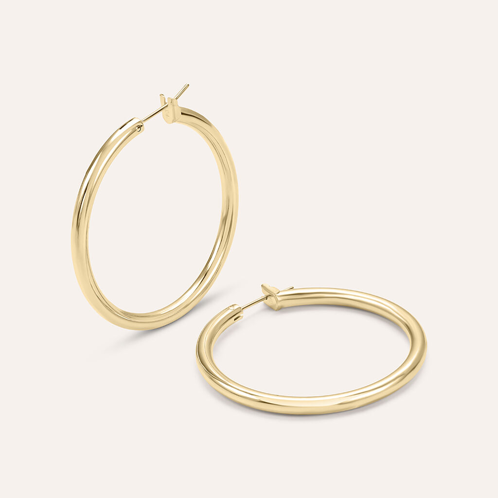 Orecchini A Cerchio Golden Dream Placcato Oro Giallo