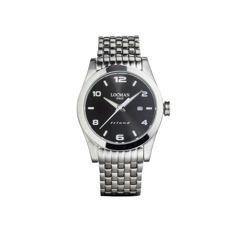 Orologio Al Quarzo Locman Island 0613a01s-00bkwhb0 - Orologi con Datario Uomo | Stroili