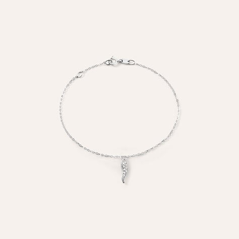 Bracciale Claire Oro Bianco Cubic Zirconia - Bracciali Amicizia Donna | Stroili