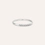 Anello Riviere Claire Oro Bianco Cubic Zirconia