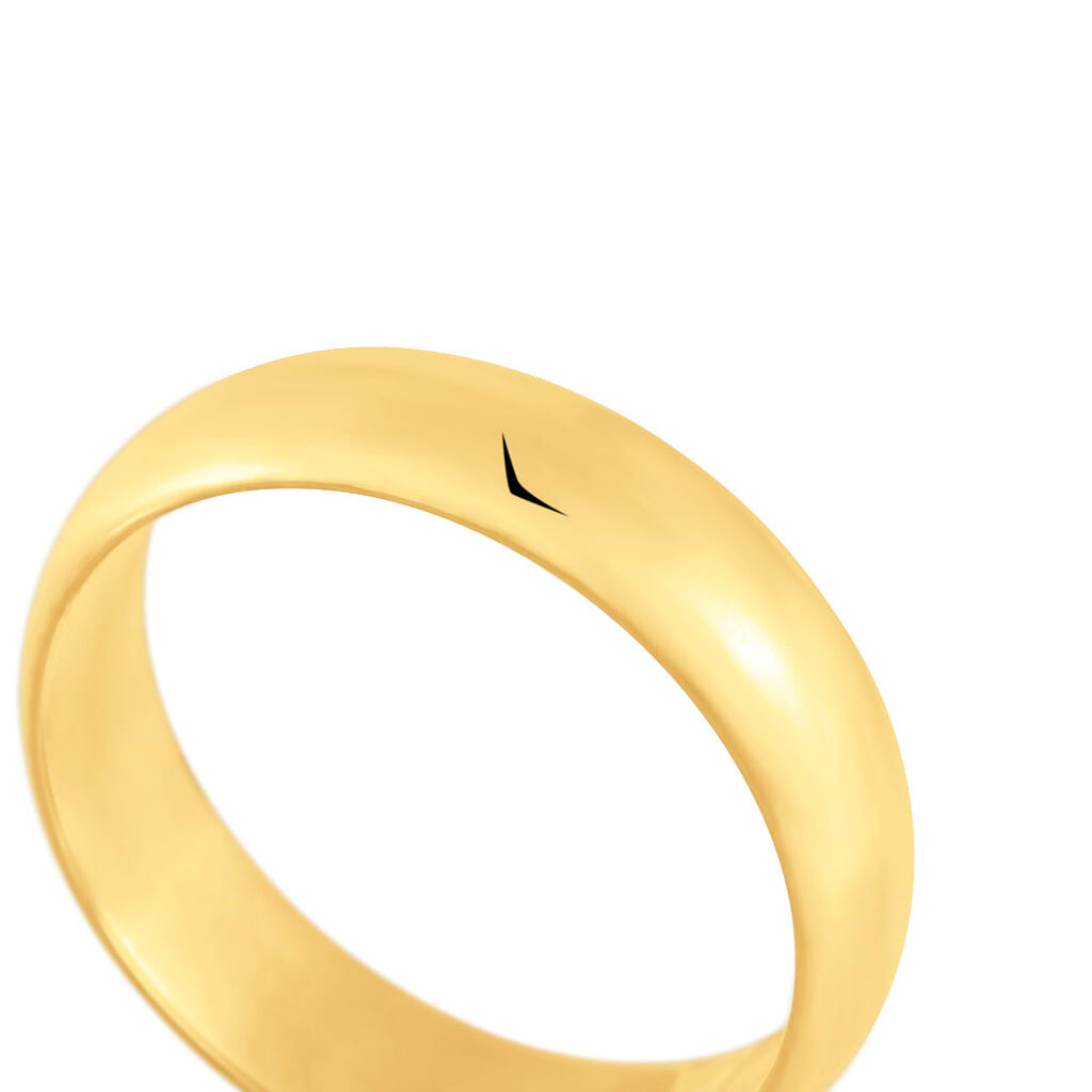 Fede Mantovana Leggera 6 mm Oro Giallo - Anelli con Incisione Unisex | Stroili