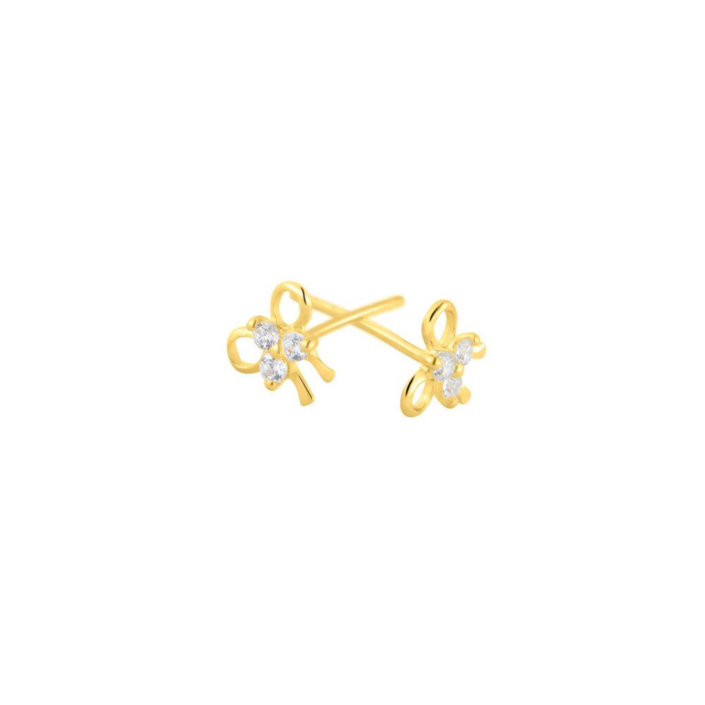 Orecchini Lobo Bon Ton Oro Giallo Cubic Zirconia - Orecchini a Lobo Donna | Stroili