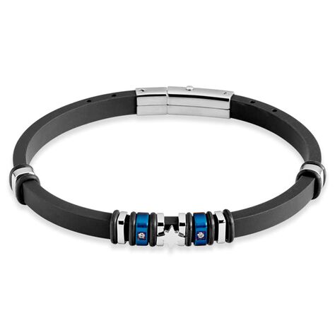 Bracciale Man Code Acciaio Bicolore Cristallo - Bracciali Uomo | Stroili