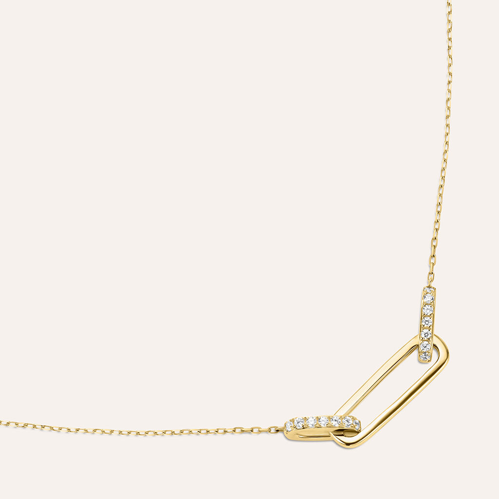 Collana Diamade Glam Oro Giallo Diamante Lab-Grown