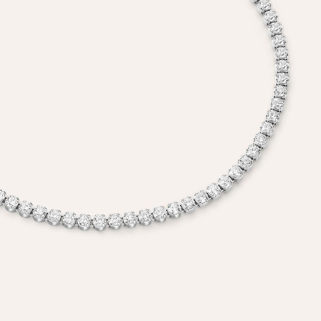 Bracciale Silver Elegance Argento Rodiato Cubic Zirconia