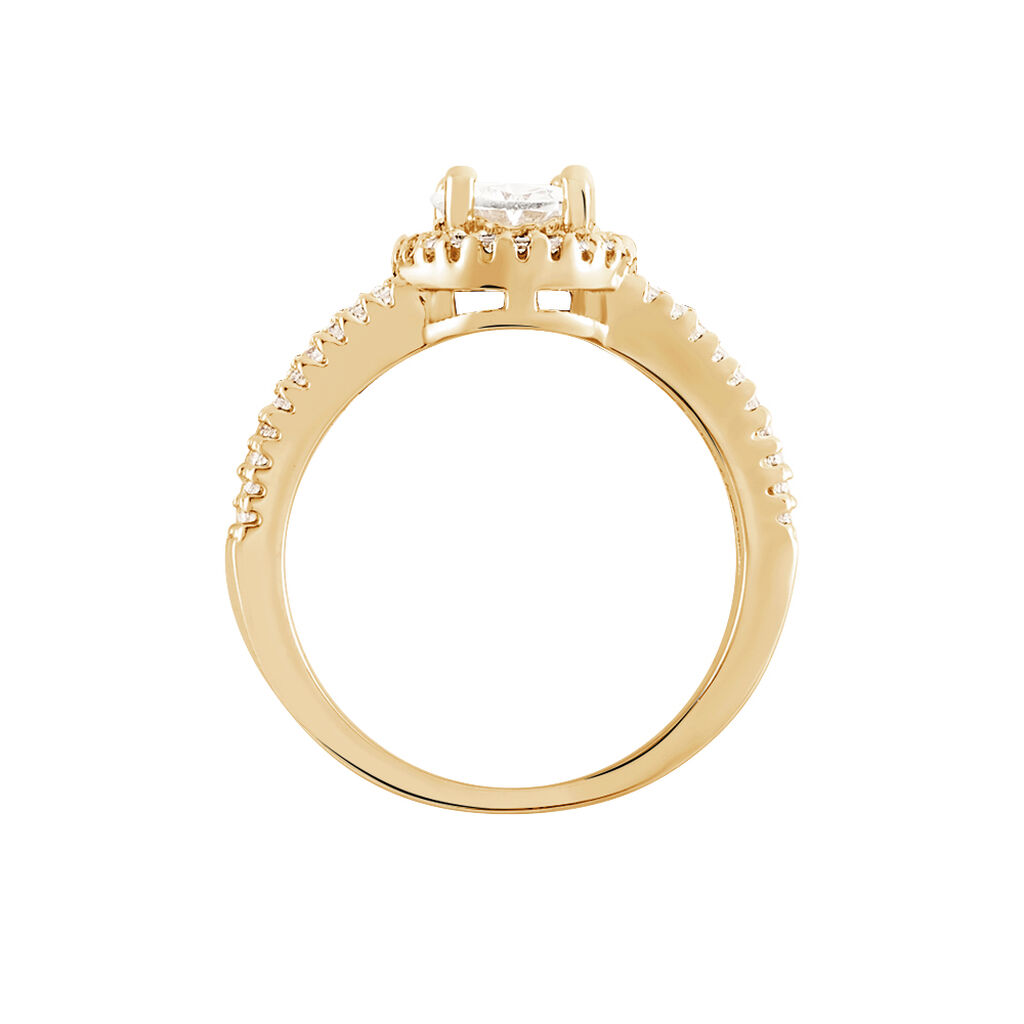 Anello Golden Dream Placcato Oro Giallo Cubic Zirconia - Anelli con Pietre Donna | Stroili