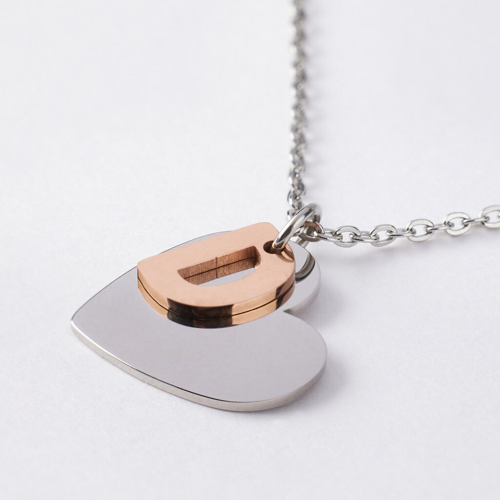 Collana Lady Chic Acciaio Bicolore Bianco / Rosa - Collane Donna | Stroili