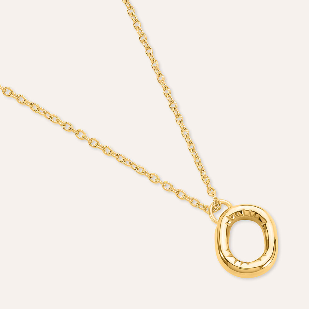 Collana Radiance Acciaio Dorato