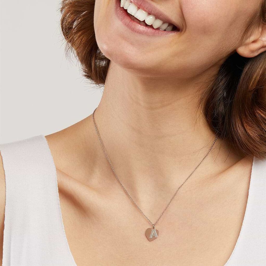 Collana Silver Collection Argento Bicolore Bianco / Rosa - Collane Donna | Stroili
