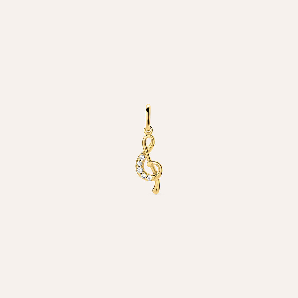 Pendente Poème Oro Giallo Cubic Zirconia - Ciondoli Donna | Stroili